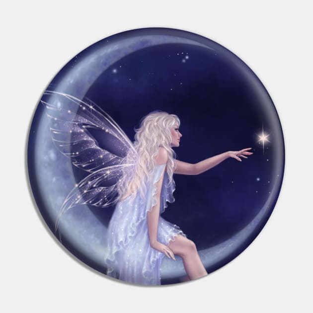 Birth of a Star Moon Fairy Pin by silverstars