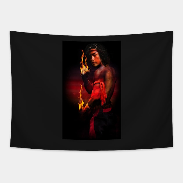 Mortal Kombat Liu Kang Tapestry by TheLaundryLady