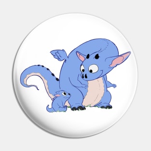 The caring of the Dragon Mommy Pin