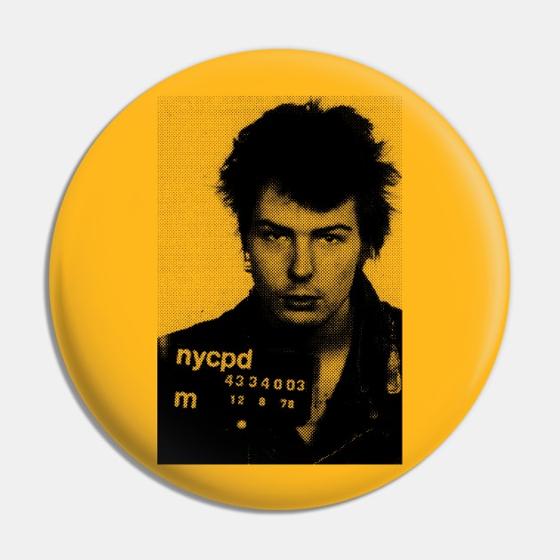 Sid Vicious- Busted Pin by ölümprints