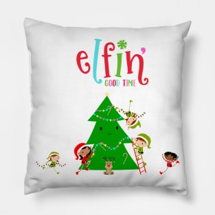 Elfin’ Good Time Pillow