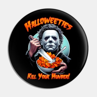 Halloweeties Horror: Michael's Midnight Crunch T-Shirt Pin