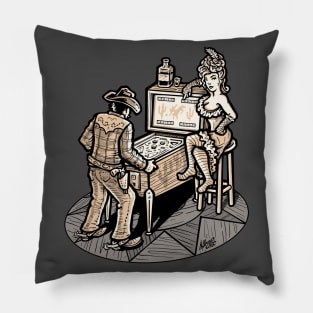 Shootenanny Pinball Cowboy Saloon Arcade Pillow