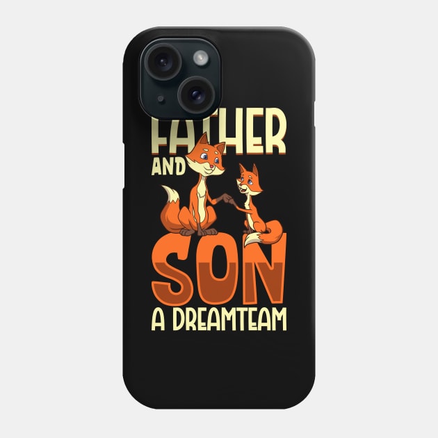 The dreamteam - father and son Phone Case by Modern Medieval Design