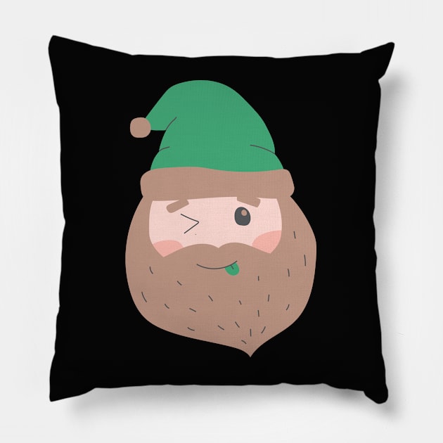 Happy St. Patrick's Day Pillow by Eveline D’souza