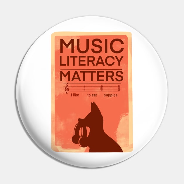 Music literacy matters i like to eat puppies Pin by dudelinart