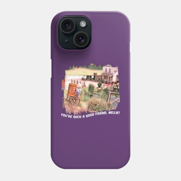 Little House Wheelchair Scene Phone Case by Neicey