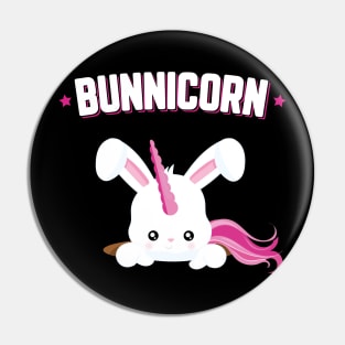 Bunnicorn Cute Bunny Unicorn Funny Easter Pin