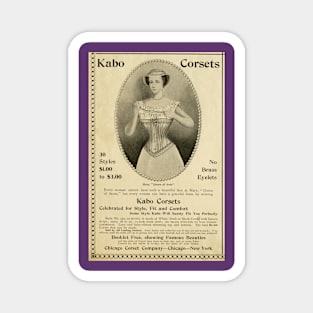 Victorian Corsets Ad Magnet