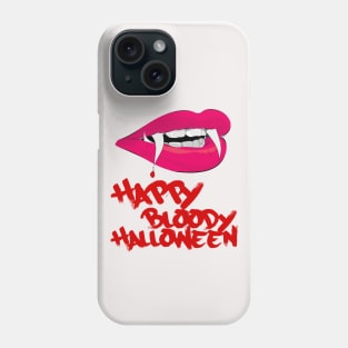 Happy bloody halloween Phone Case