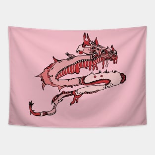 Pink dragon Tapestry