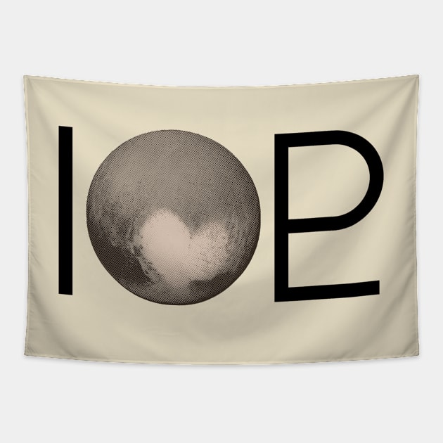 I heart Pluto Tapestry by geekchic_tees