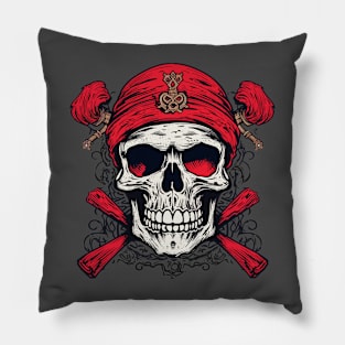 Pirate skull Pillow