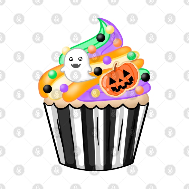 Halloween Cupcake by Luna-Cooper