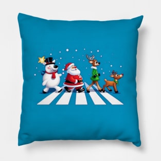 Christmas Road Pillow