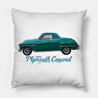 1951 Plymouth Concord Business Coupe Pillow