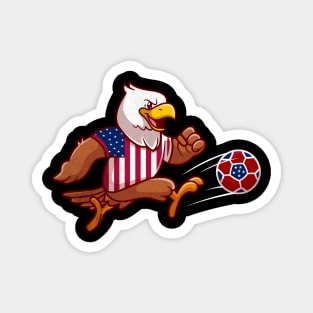 America Soccer Magnet