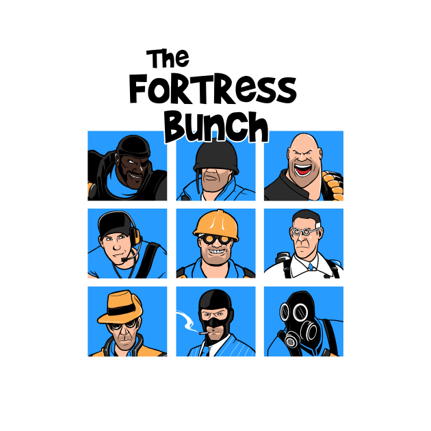 The Fortress Bunch (BLU Team) by spacemonkeydr