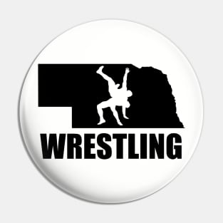 Nebraska Wrestling Pin