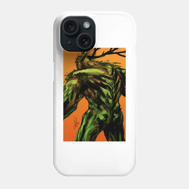 Knight of the Green Phone Case by CandaceAprilLee