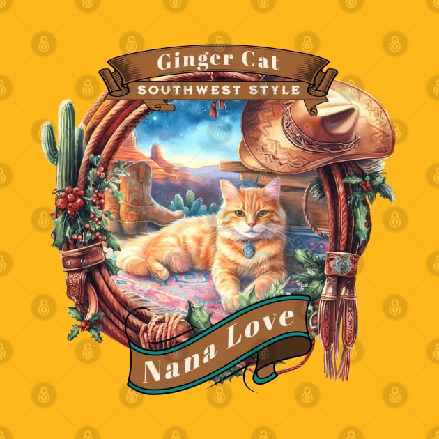 Southwest Sedona Country Cat Nana Love 42G by catsloveart