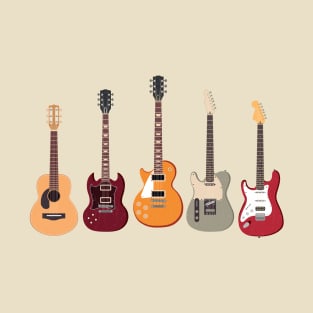 Left-Handed Guitars: Celebrating the Melodies of Southpaw Musicians T-Shirt