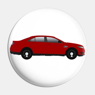 Red Taurus Pin