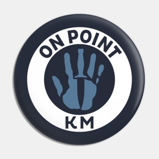 OPKM White & Blue Seal (Front) Pin