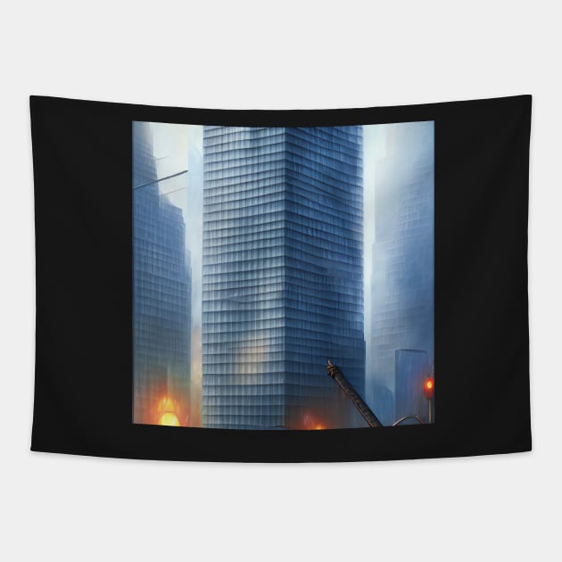 Nakatomi Plaza Art Tapestry by Shadowbyte91