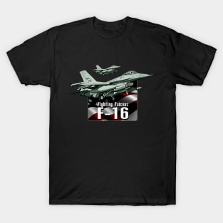 Vintage 3D F-16 Fighting Falcon Just Brass Shirt - Gem