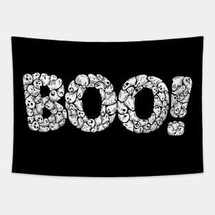 Boo! Halloween ghosts Tapestry