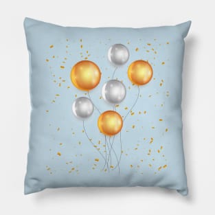 Celebration Balloons Pillow