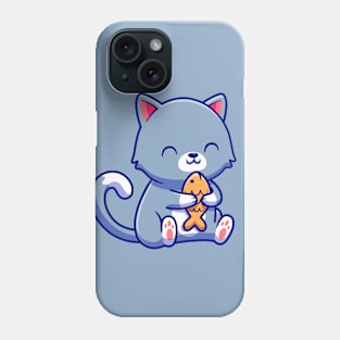 Kitty with Snack Phone Case