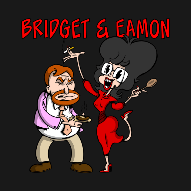 Bridget and Eamon - RTE Irish Television Cartoon Characters by natebramble