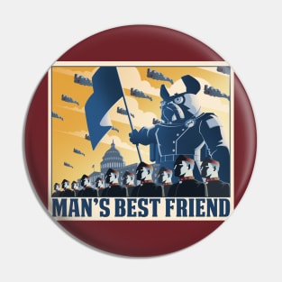 Mans Best Friend Pin