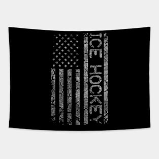 American Flag Ice Hockey Player Coach And Team For Men Women Tapestry