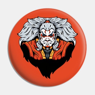 Japanese Kabuki Warrior Pin