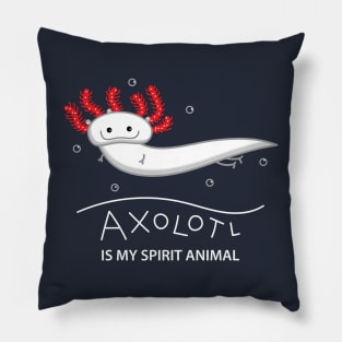 Axolotl spirit animal Pillow