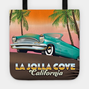 La Jolla Cove California travel poster Tote