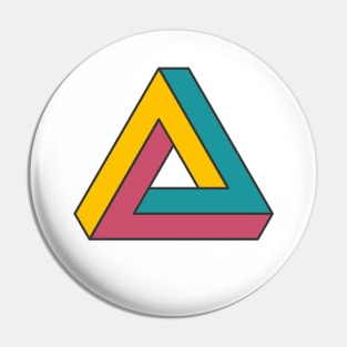 Penrose Triangle Pin