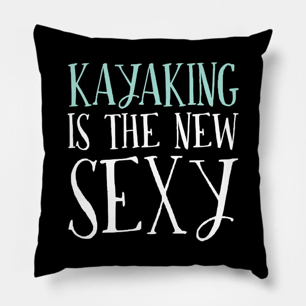 Gifts For Kayaking Lovers Pillow by divawaddle