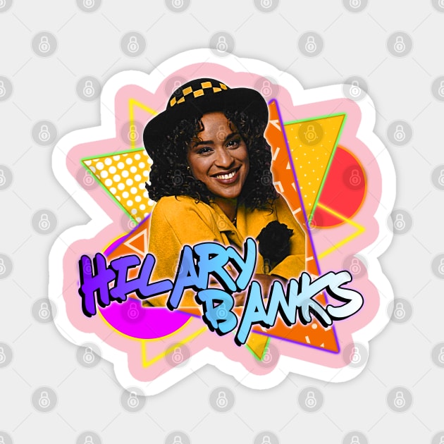 Hilary Banks // Fresh Prince Retro 90s FanArt Magnet by darklordpug