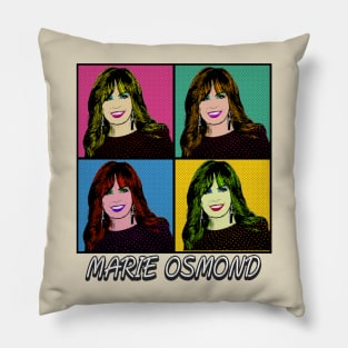 Marie Osmond 80s Pop Art Style Pillow