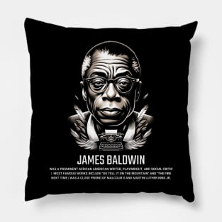 James Baldwin Pillow