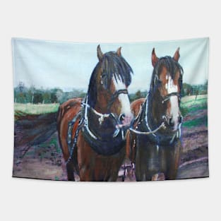 'Ploughing Team' Tapestry