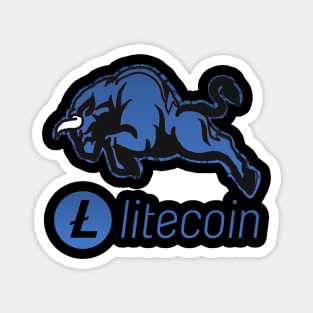Litecoin ltc Crypto coin Crytopcurrency Magnet