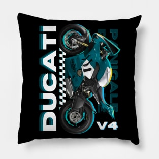 Azure Ducati Panigale Pillow