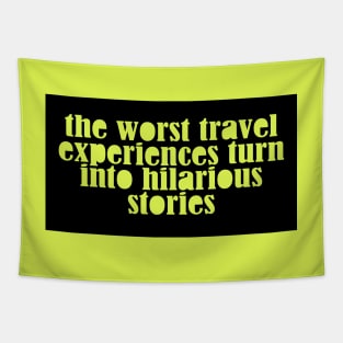 Traveling and Humor Tapestry