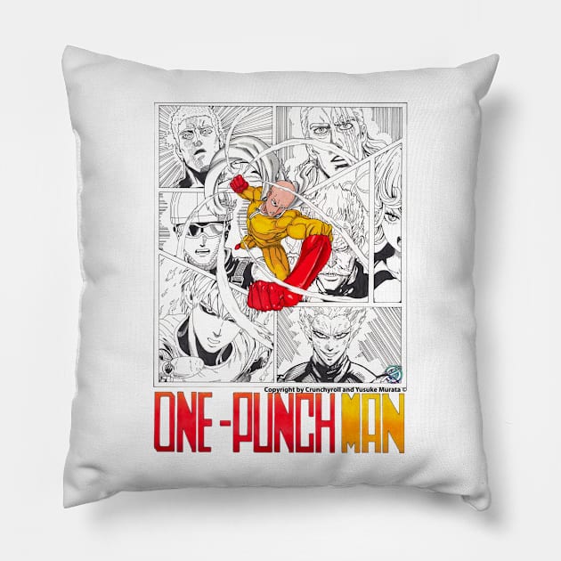 One Punch Man Pillow by Tenkaichi_Art