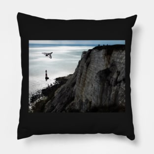 Below Beachy Head Pillow